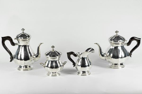 Silver tea and coffee service