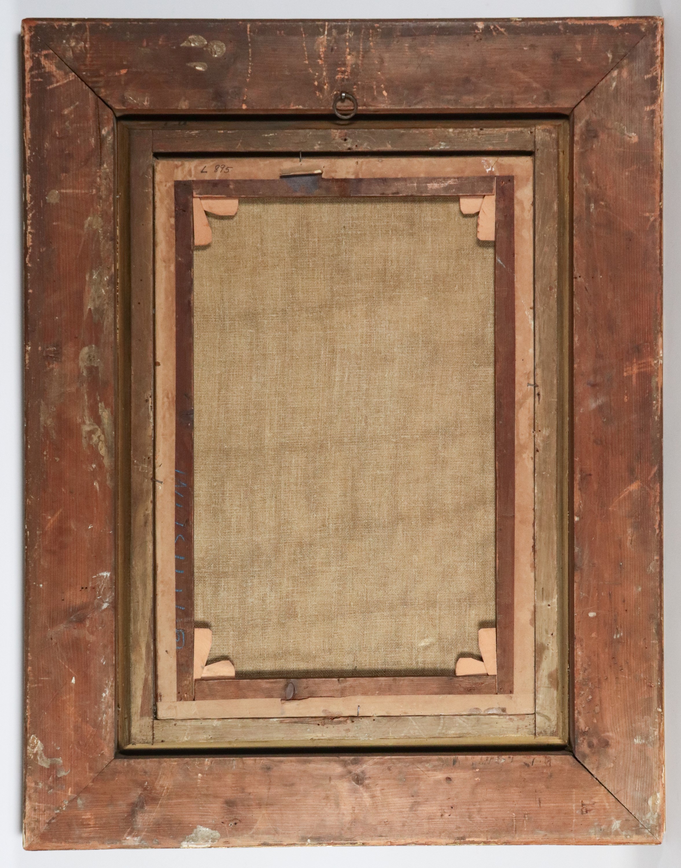 "Maddalena penitente", dipinto ad olio su tela di pregevole esecuzione pittorica, antica cornice ...