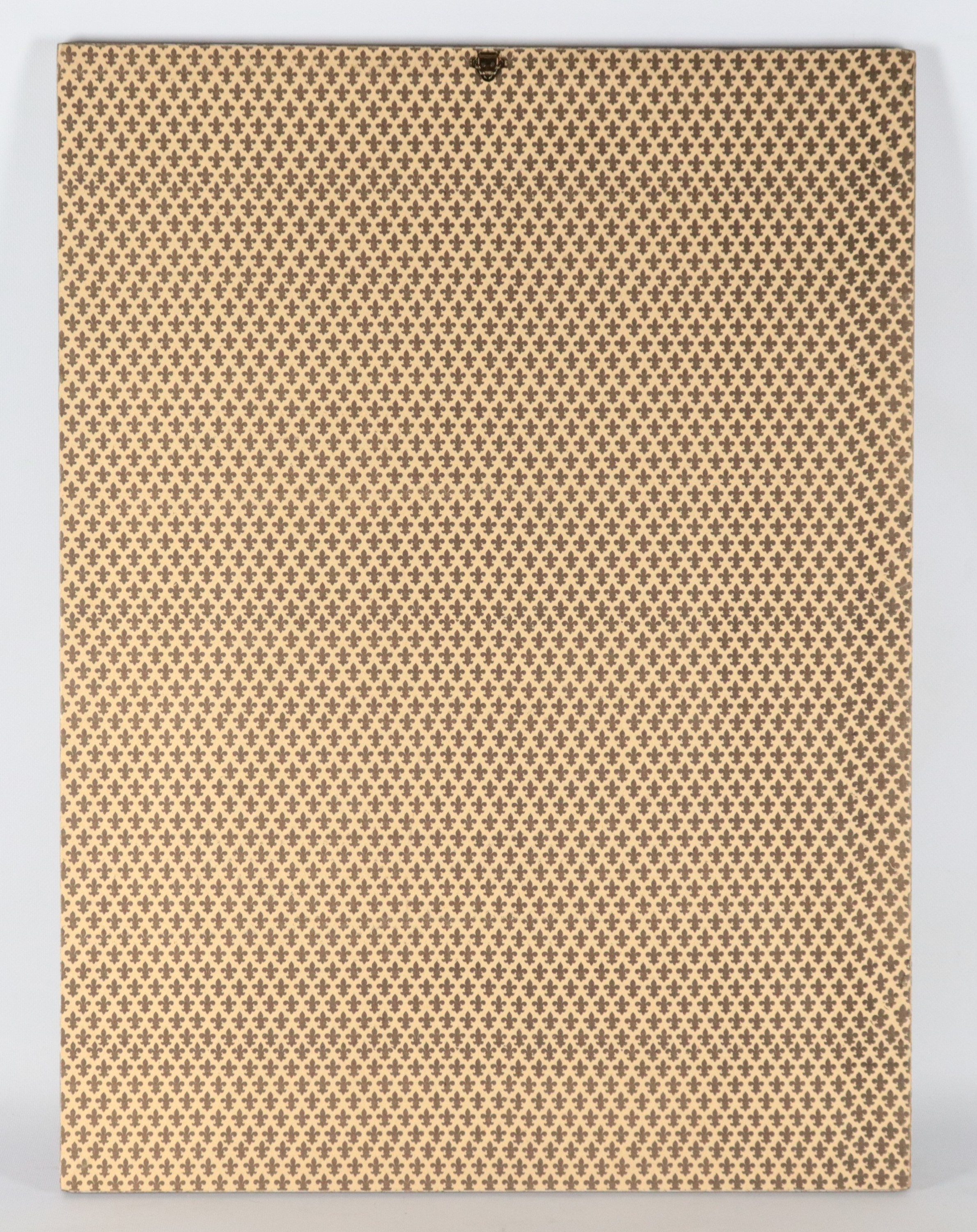 "Veduta di monastero con frati e contadini"