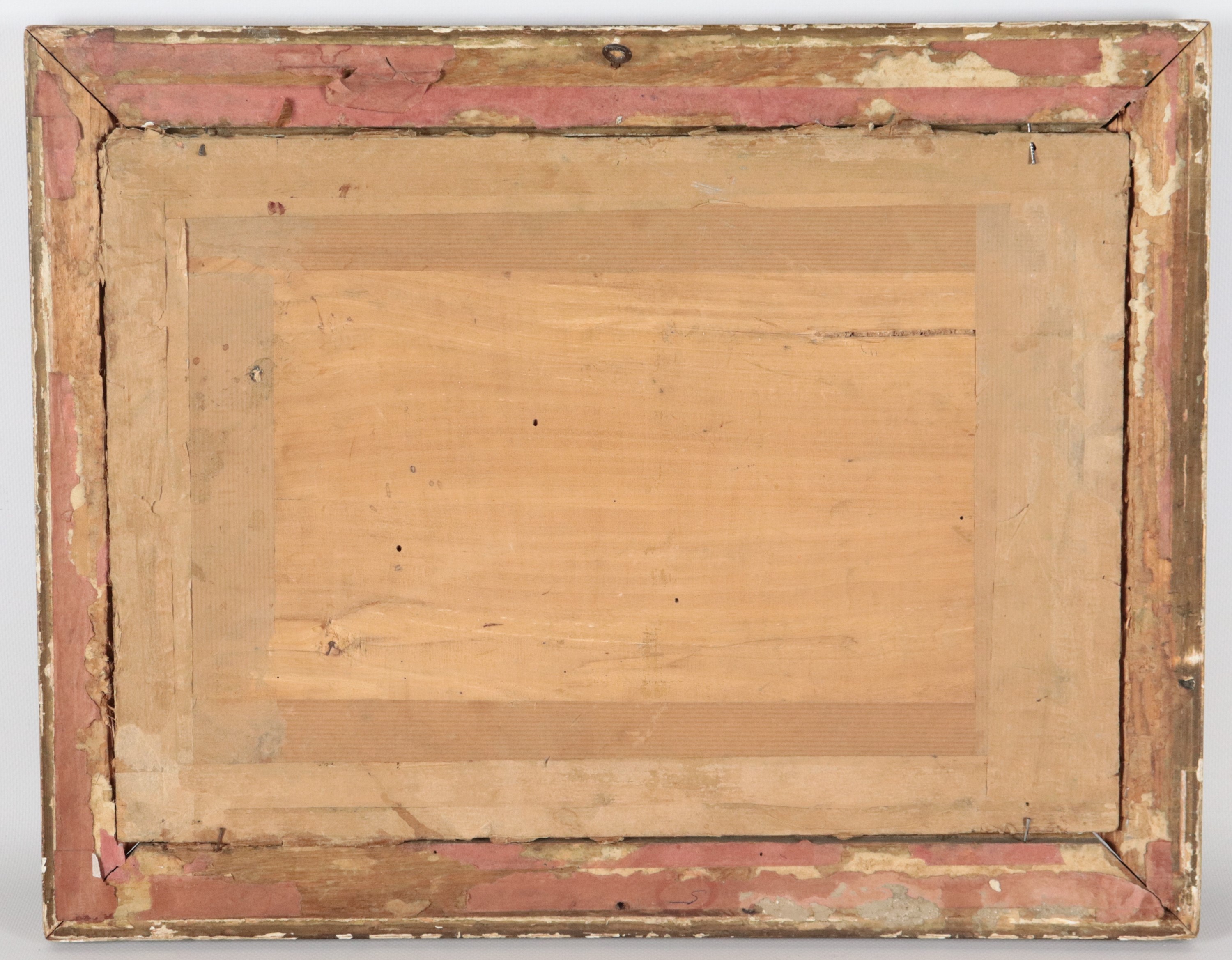 Siglato e datato 1866. "Gruppo di fanciulli che giocano con le castagne", piccolo dipinto ad olio...