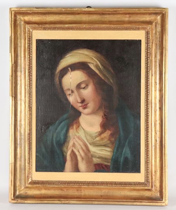 Scuola Romana Fine XVIII Secolo - "Madonna in preghiera"
