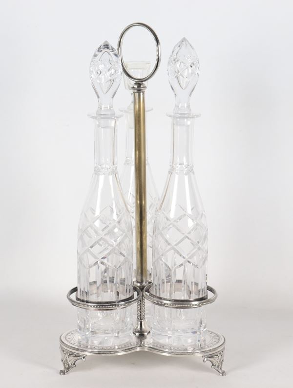Tantalus in Sheffield with three crystal bottles
