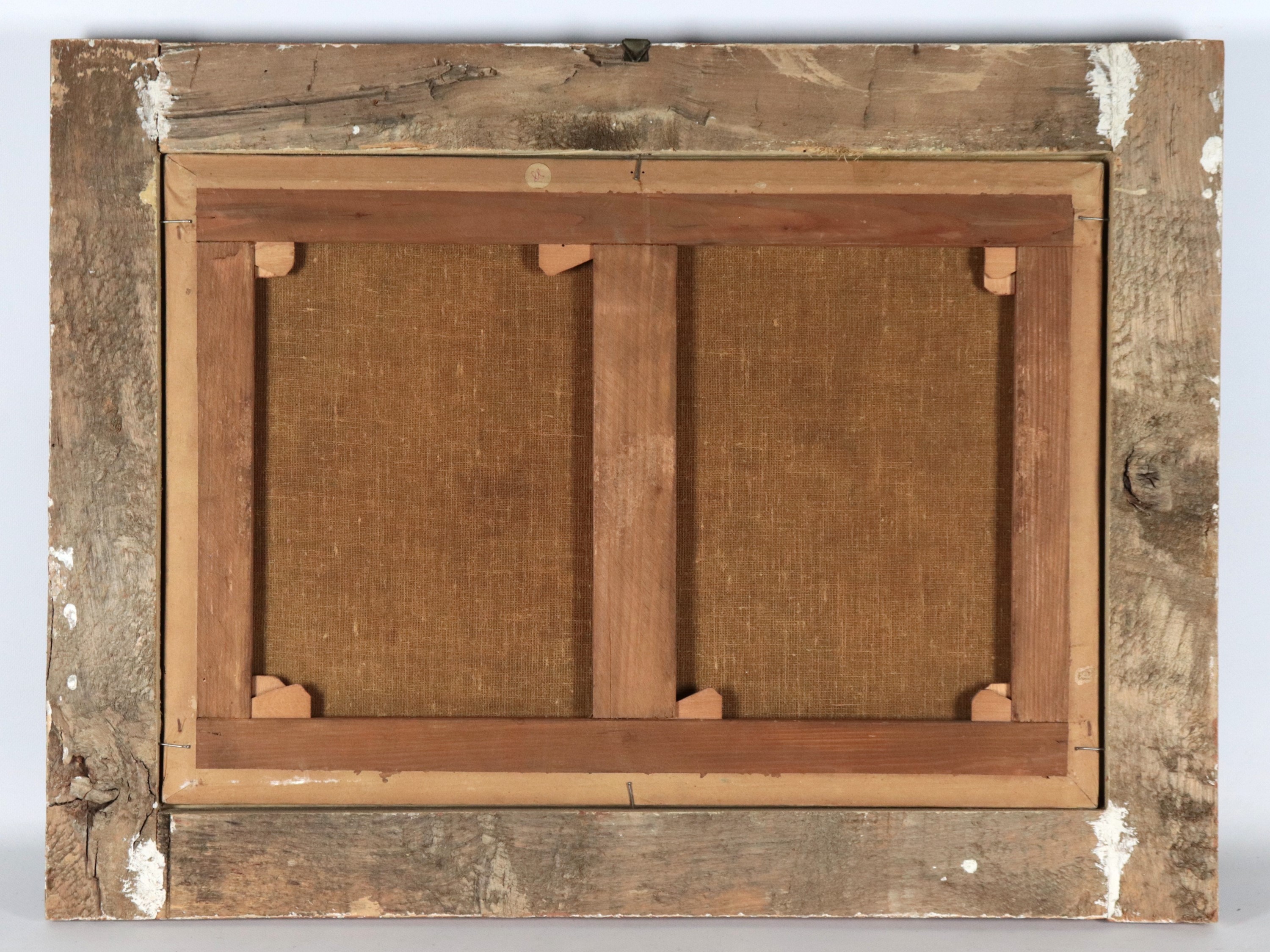 Firmato: "Popolana alla fontana con frate e asinello"