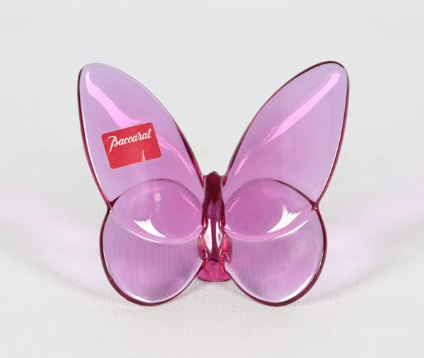 Baccarat Crystal Butterfly Purple