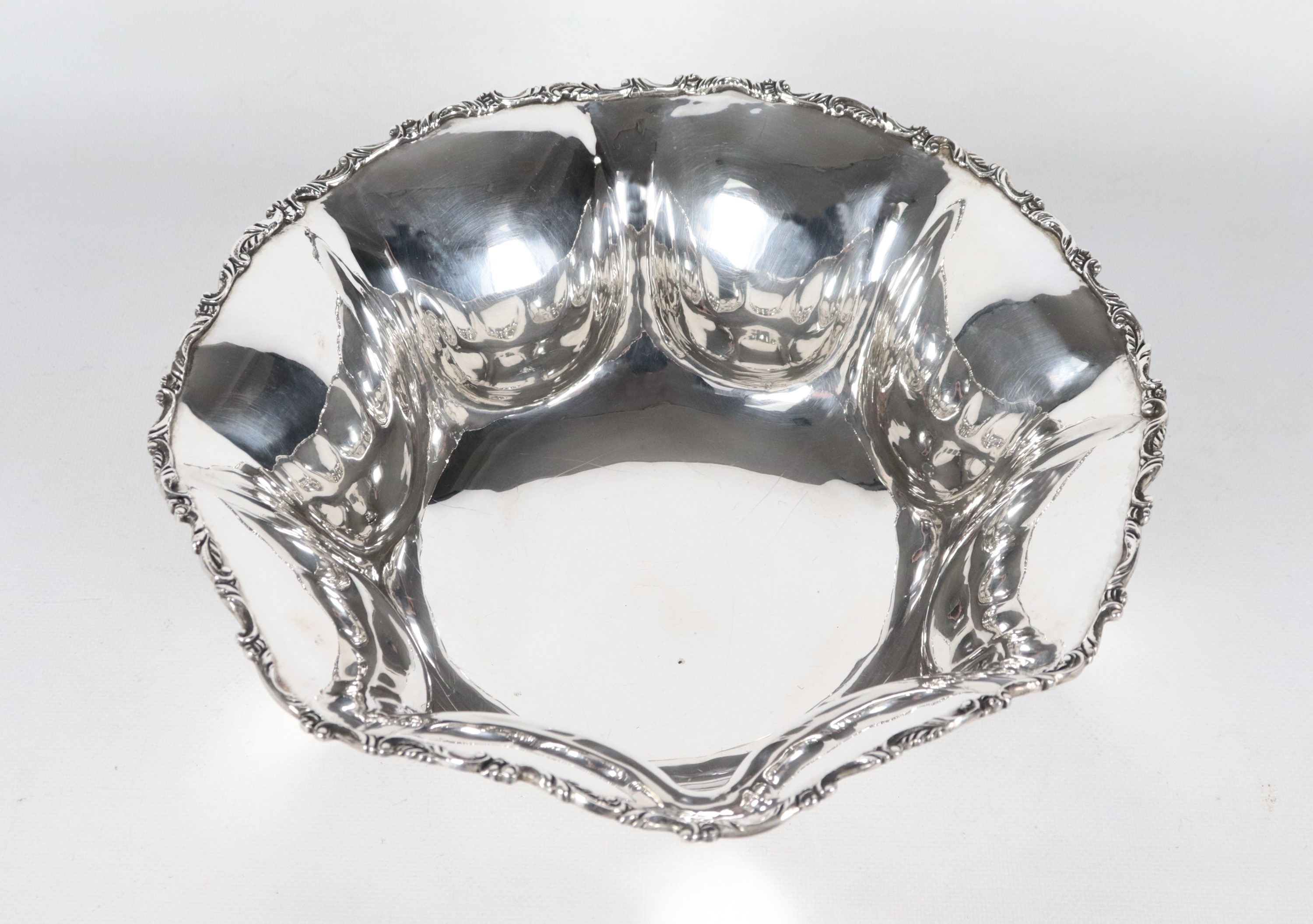 Fruttiera in argento, gr. 720