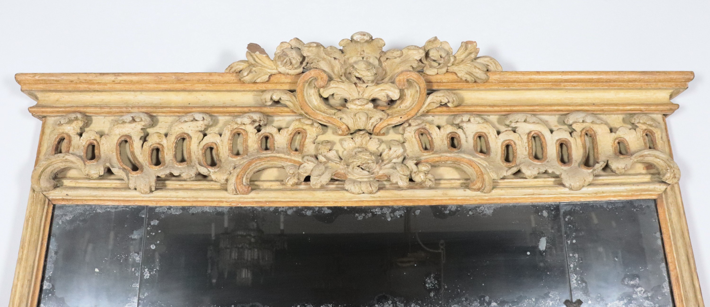 Coppia di antiche specchiere francesi Luigi XVI