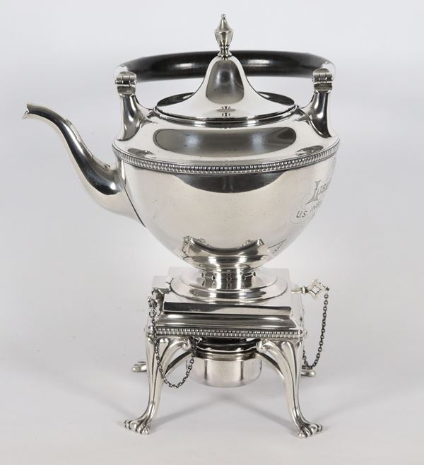 925 Sterling Silver Samovar with Spirit Maker, 1510g