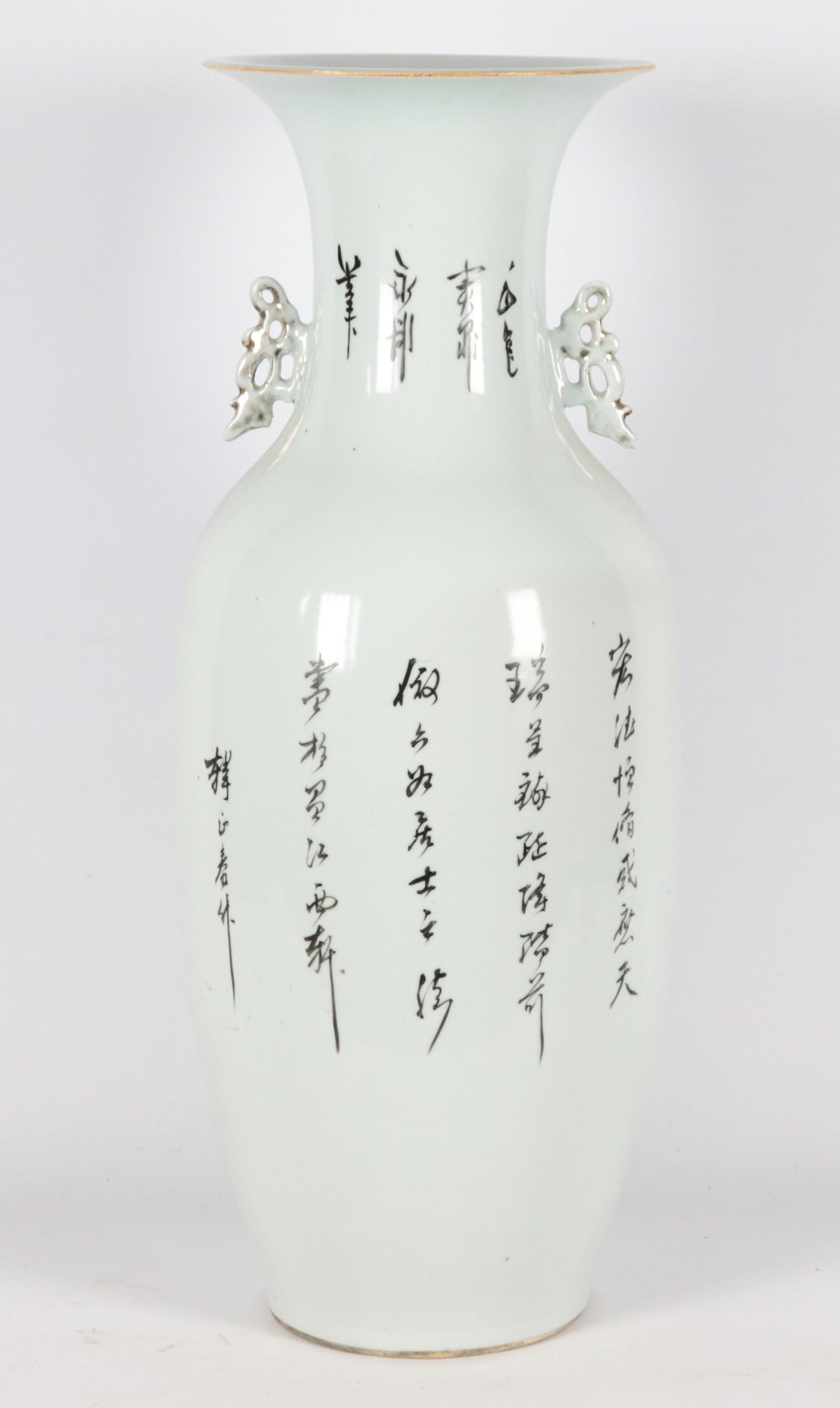 Antico vaso cinese in porcellana Epoca Repubblicana Famiglia Verde