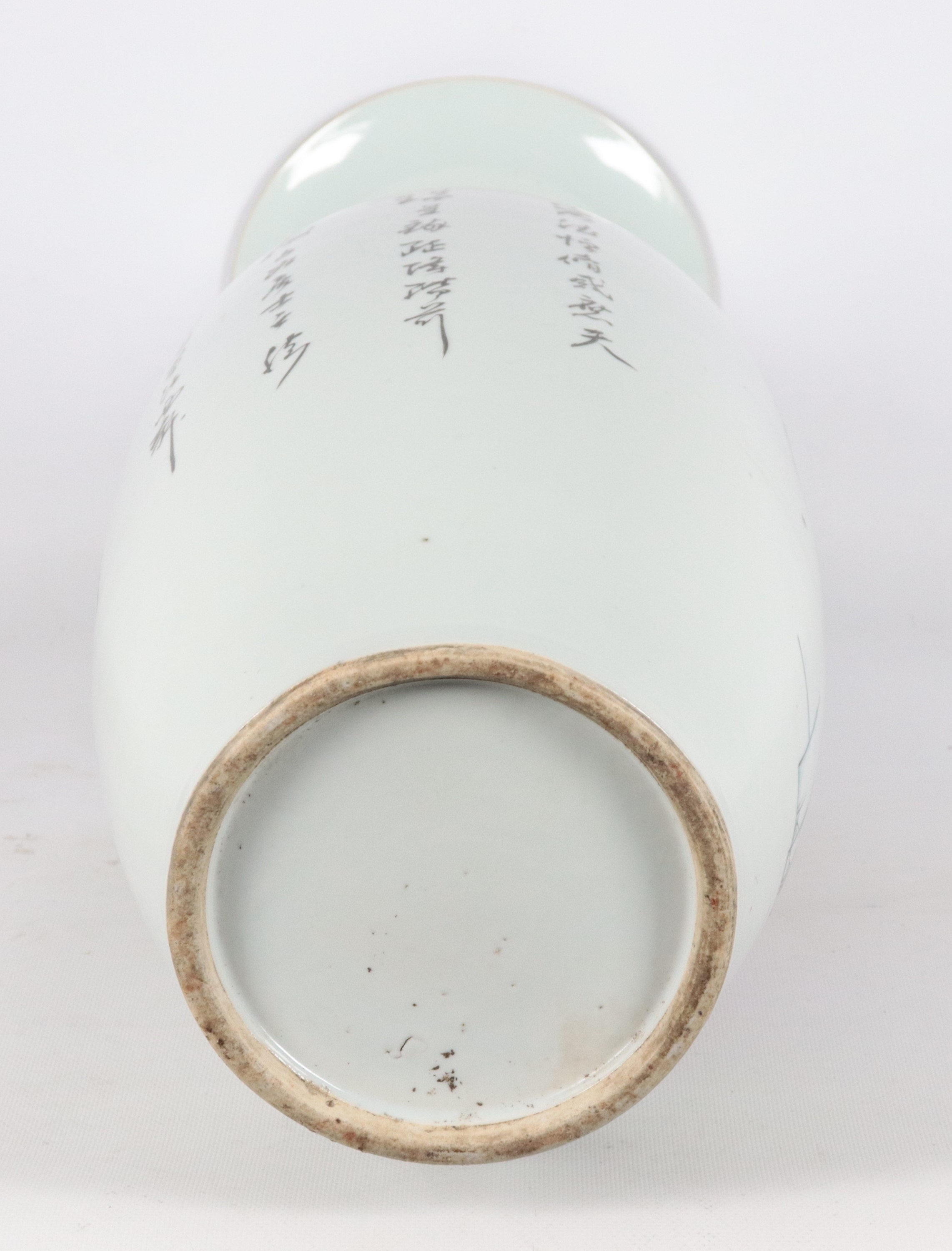 Antico vaso cinese in porcellana Epoca Repubblicana Famiglia Verde