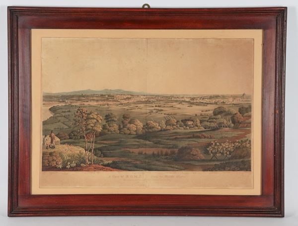 "Veduta di Roma da Monte Mario"