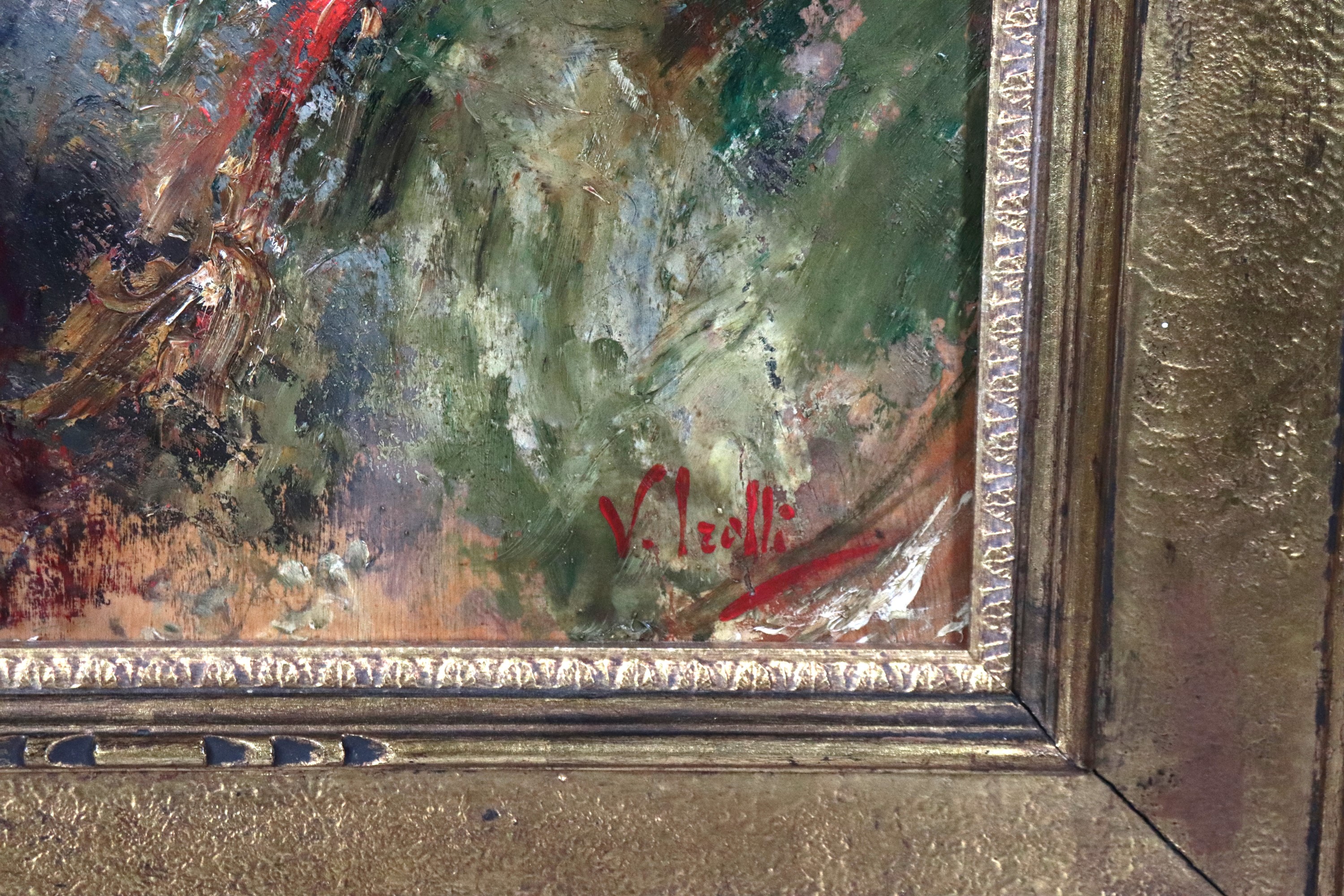 Firmato. "Volto di ragazza"