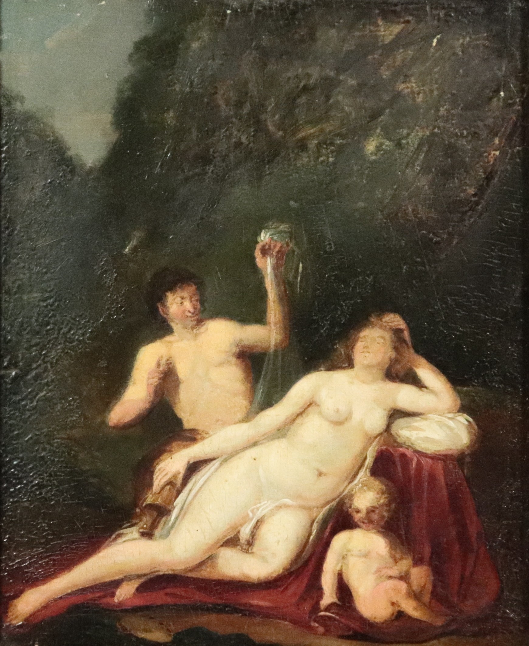 Allievo di. "Venere, Adone e Cupido"