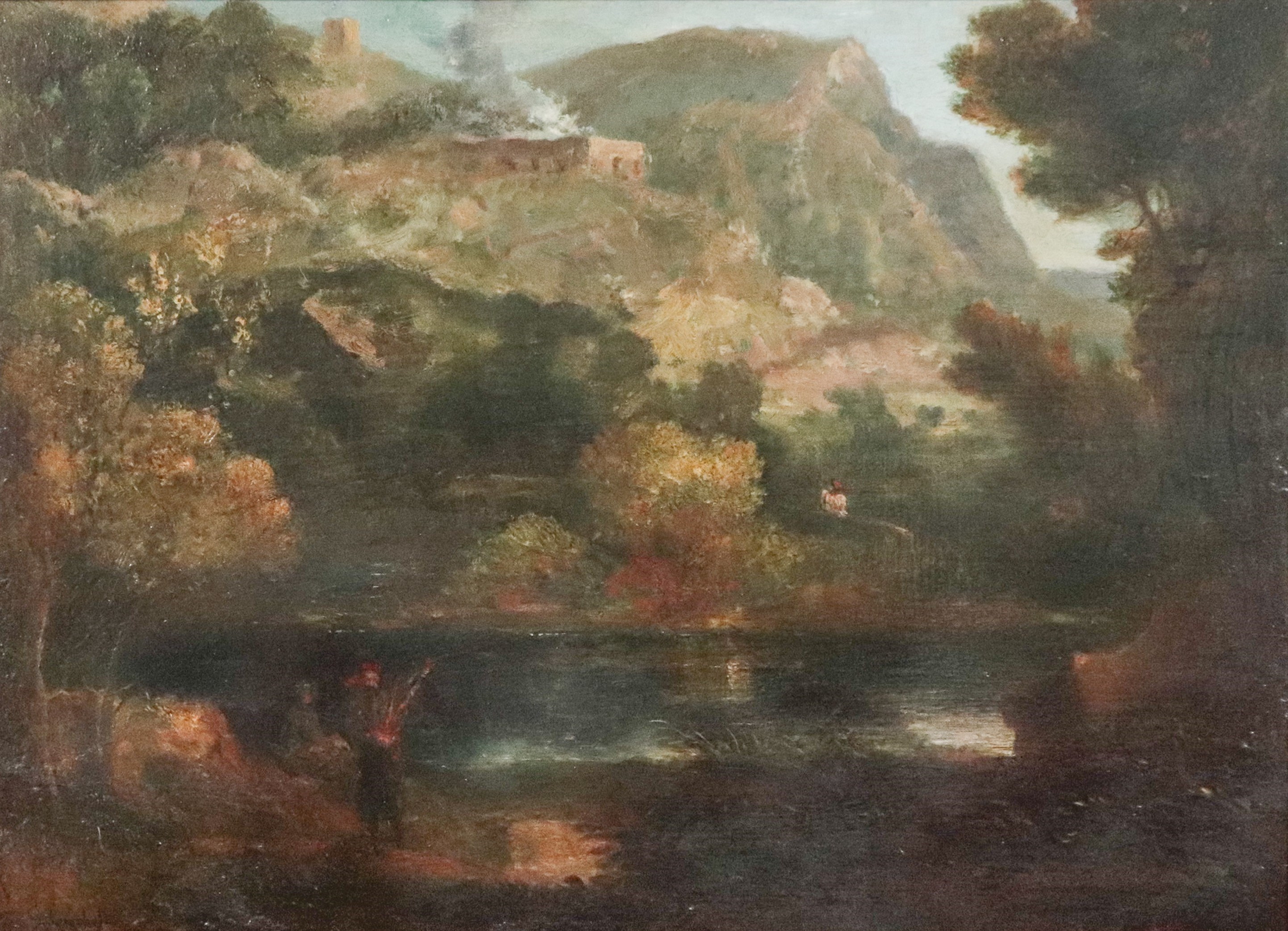 "Paesaggio con personaggi"