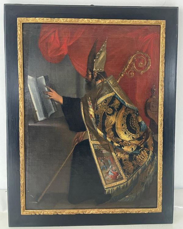 Scuola Italia Meridionale Fine XVII - Inizio XVIII Secolo - "Sant'Agostino"