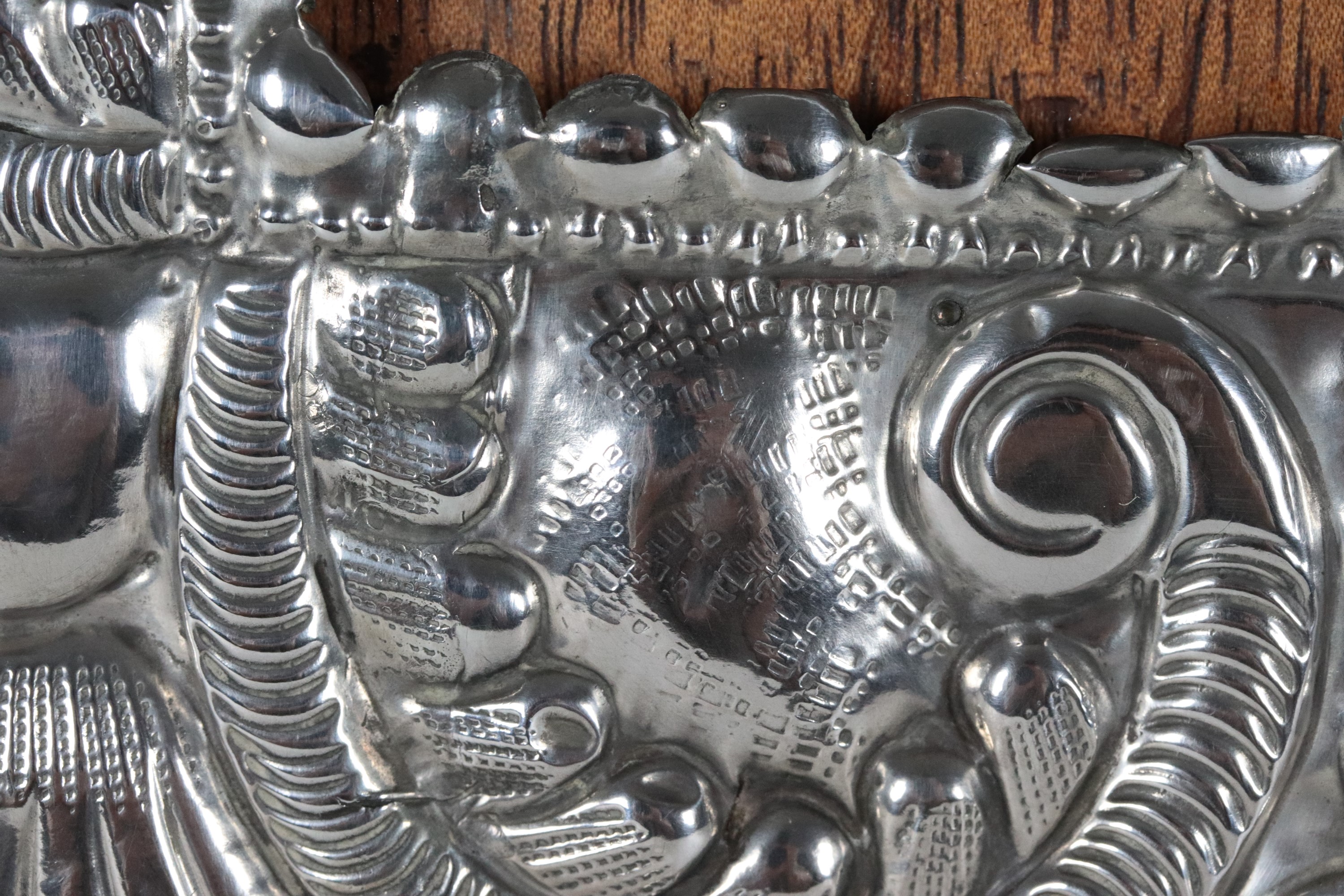 Cornice da tavolo orientale in argento