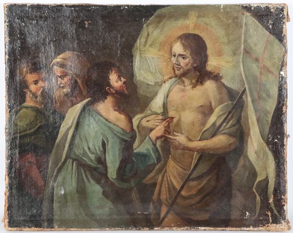 Scuola Bolognese Inizio XVIII Secolo - &quot;The Incredulity of St. Thomas&quot;
