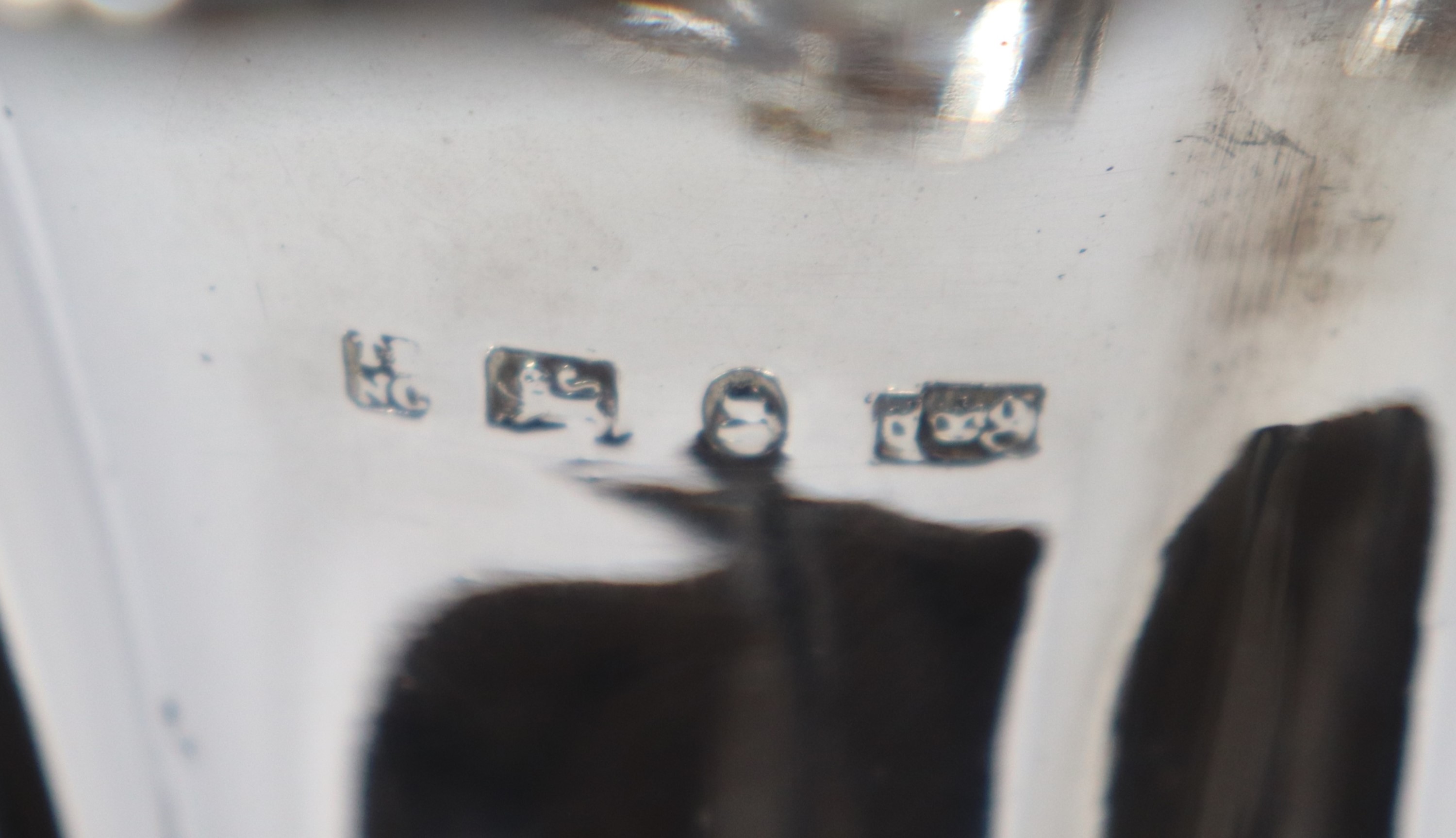 Antico centrotavola Giorgio III in argento, gr. 1858