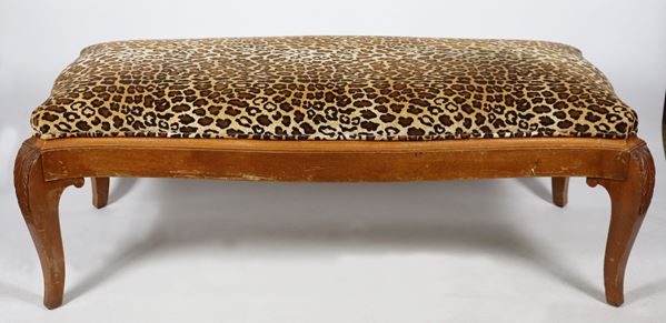 French center daybed in walnut