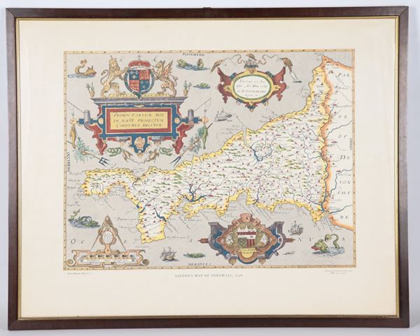 &quot;Cornwall County Map&quot;