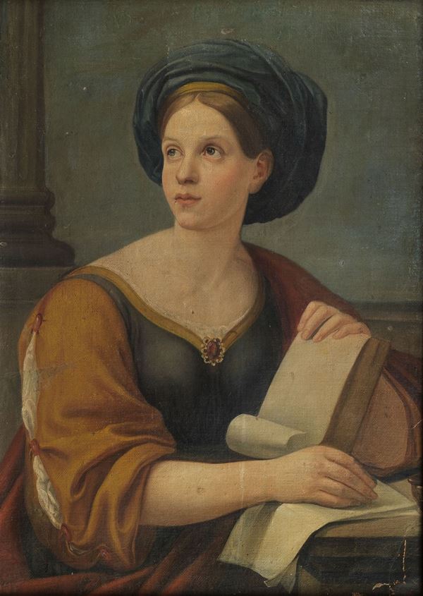 Pittore Italiano Inizio XIX Secolo - &quot;The Cumaean Sibyl&quot;