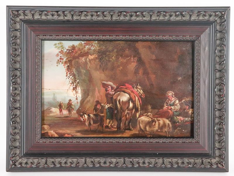 "La sosta dei viandanti e dei pastori"