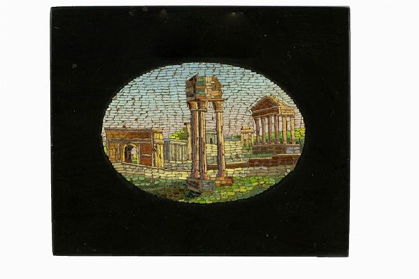 Paperweight in black Belgian marble
