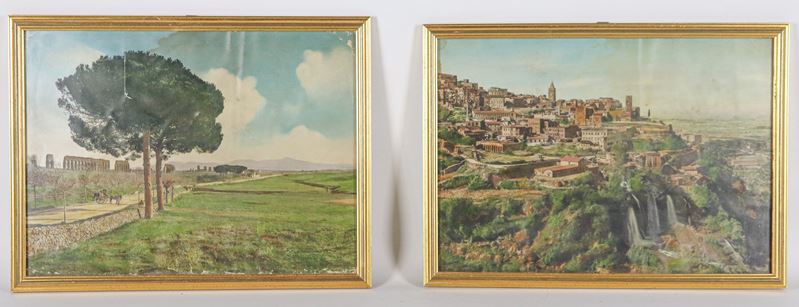 "Veduta di Tivoli e dell'Acquedotto Felice"