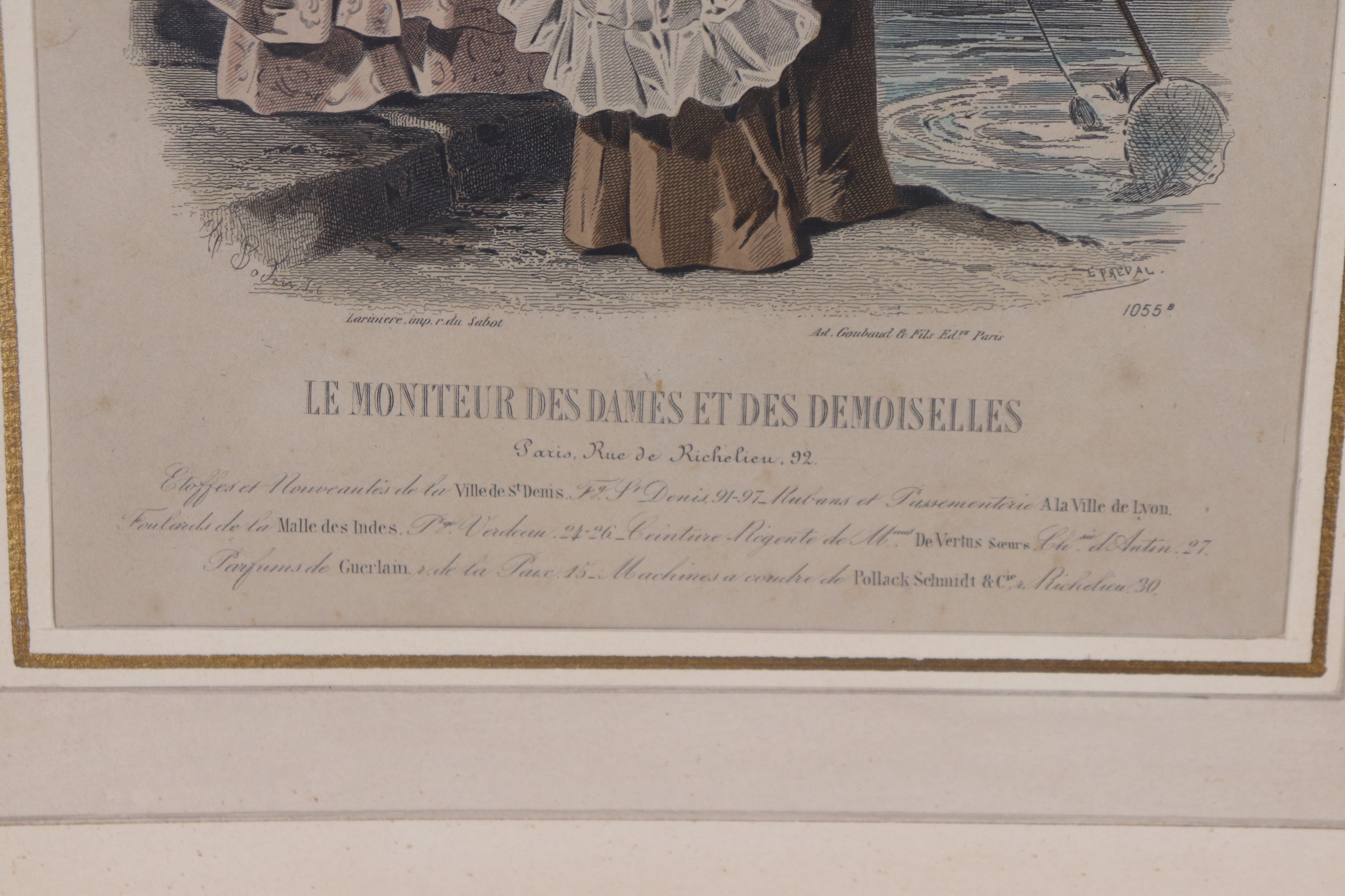 "Modelli di antichi vestiti e cappelli francesi"