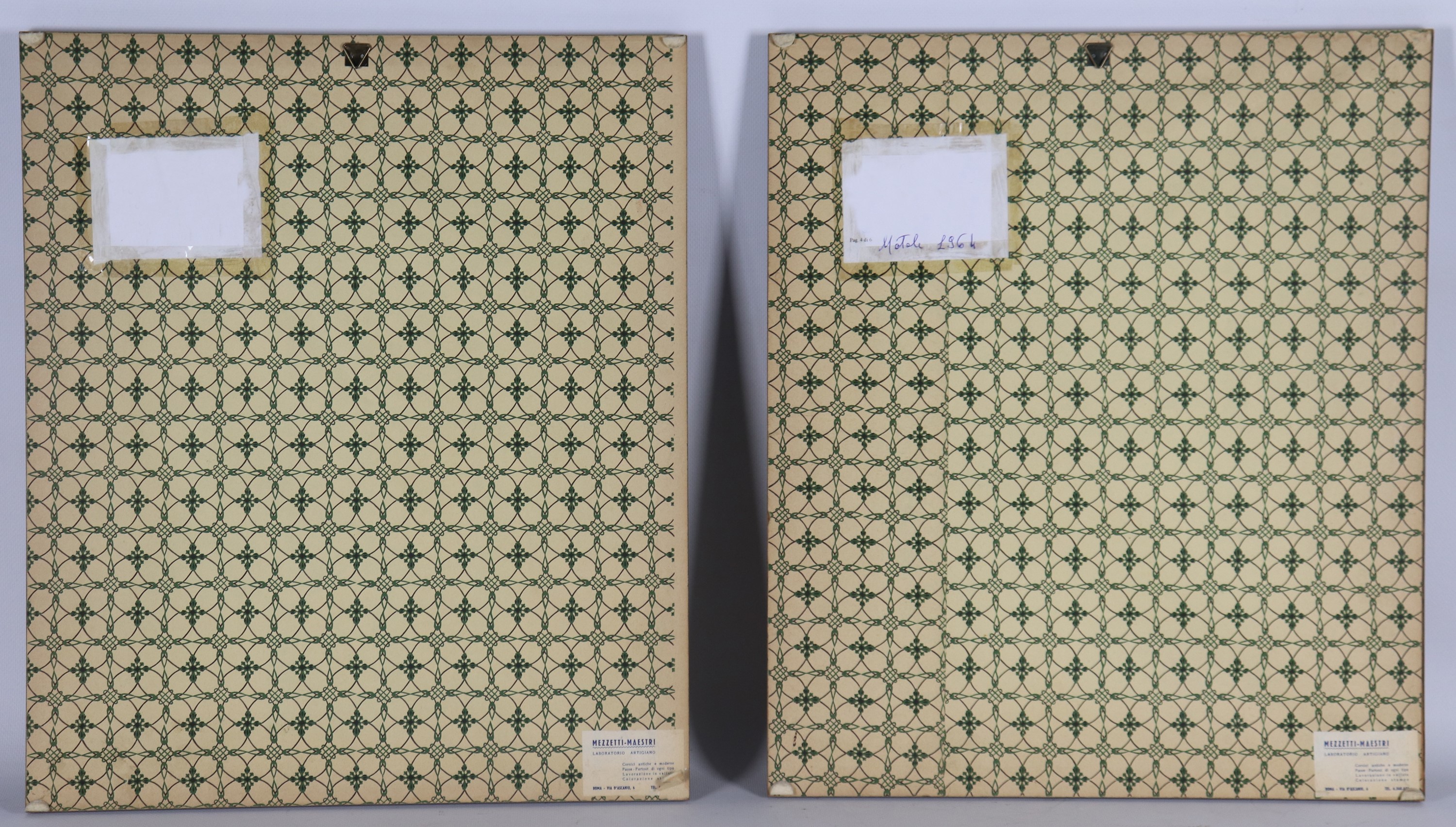 "Modelli di antichi vestiti e cappelli francesi"