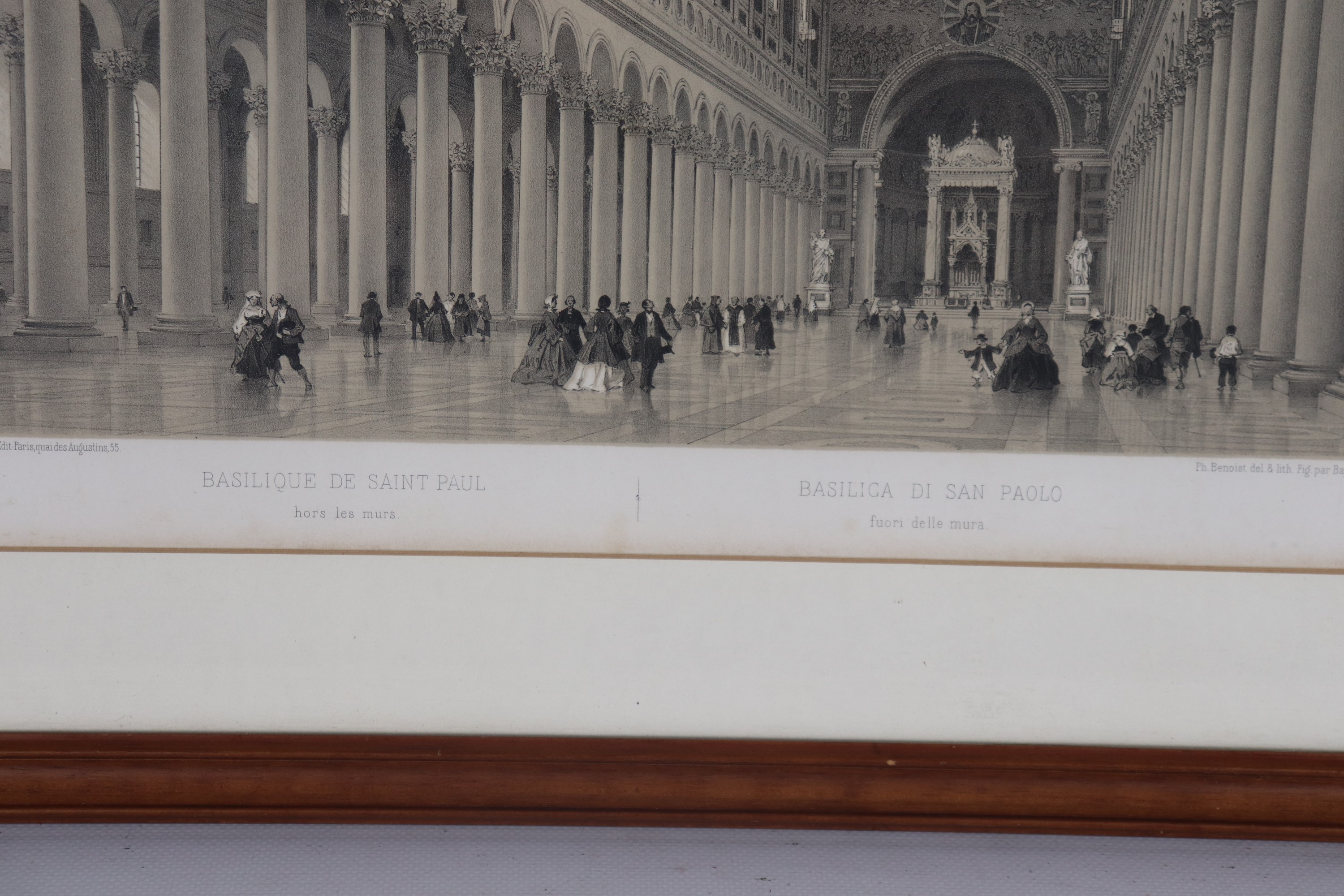 "Interno della Basilica di San Paolo Fuori le Mura"