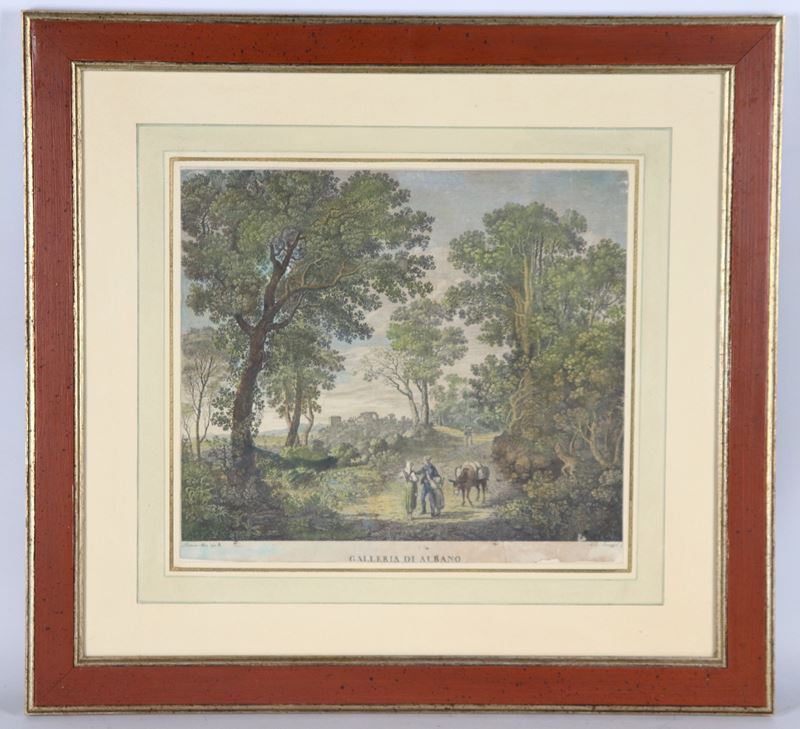 "Dintorni del lago di Albano"