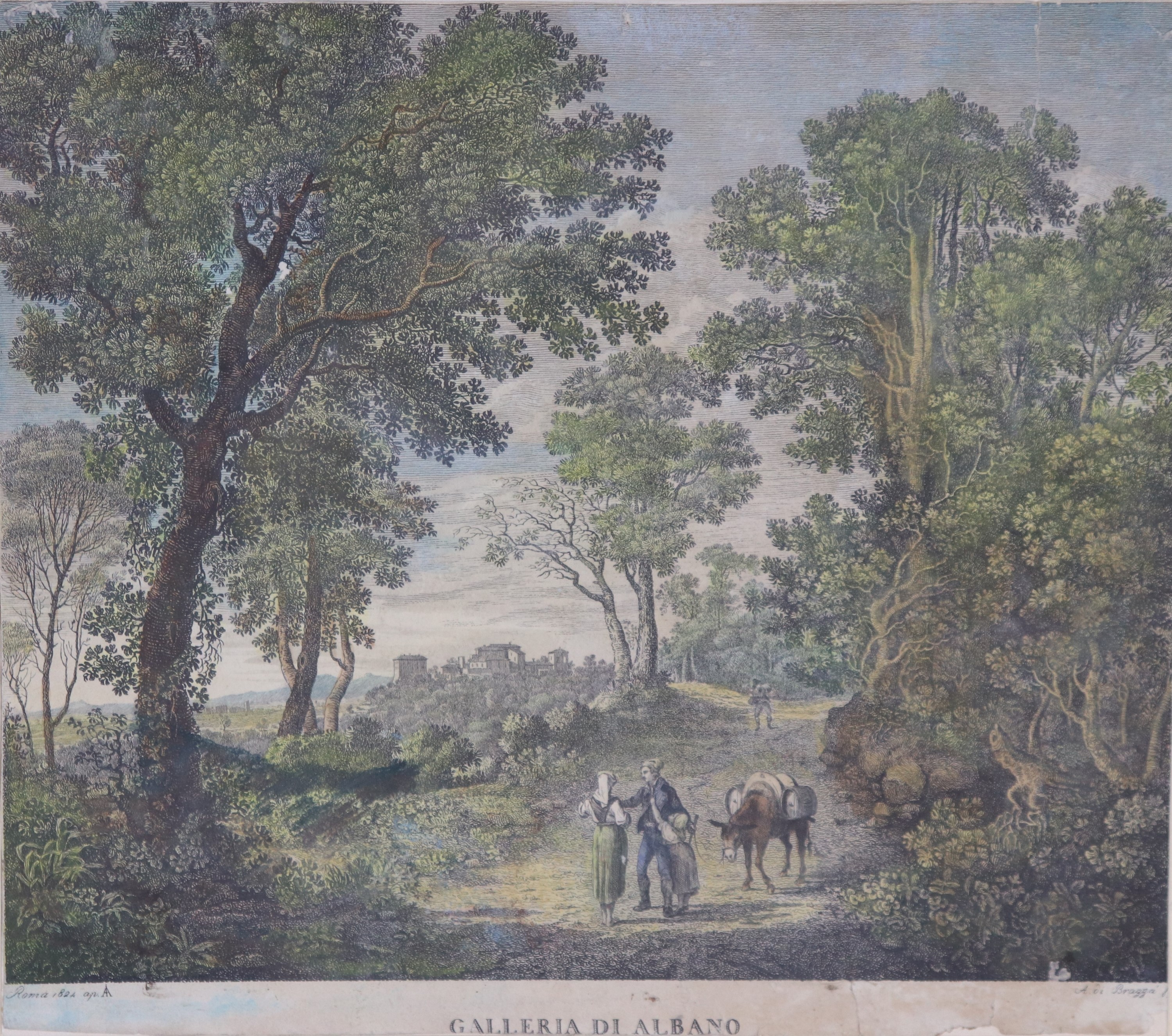 "Dintorni del lago di Albano"