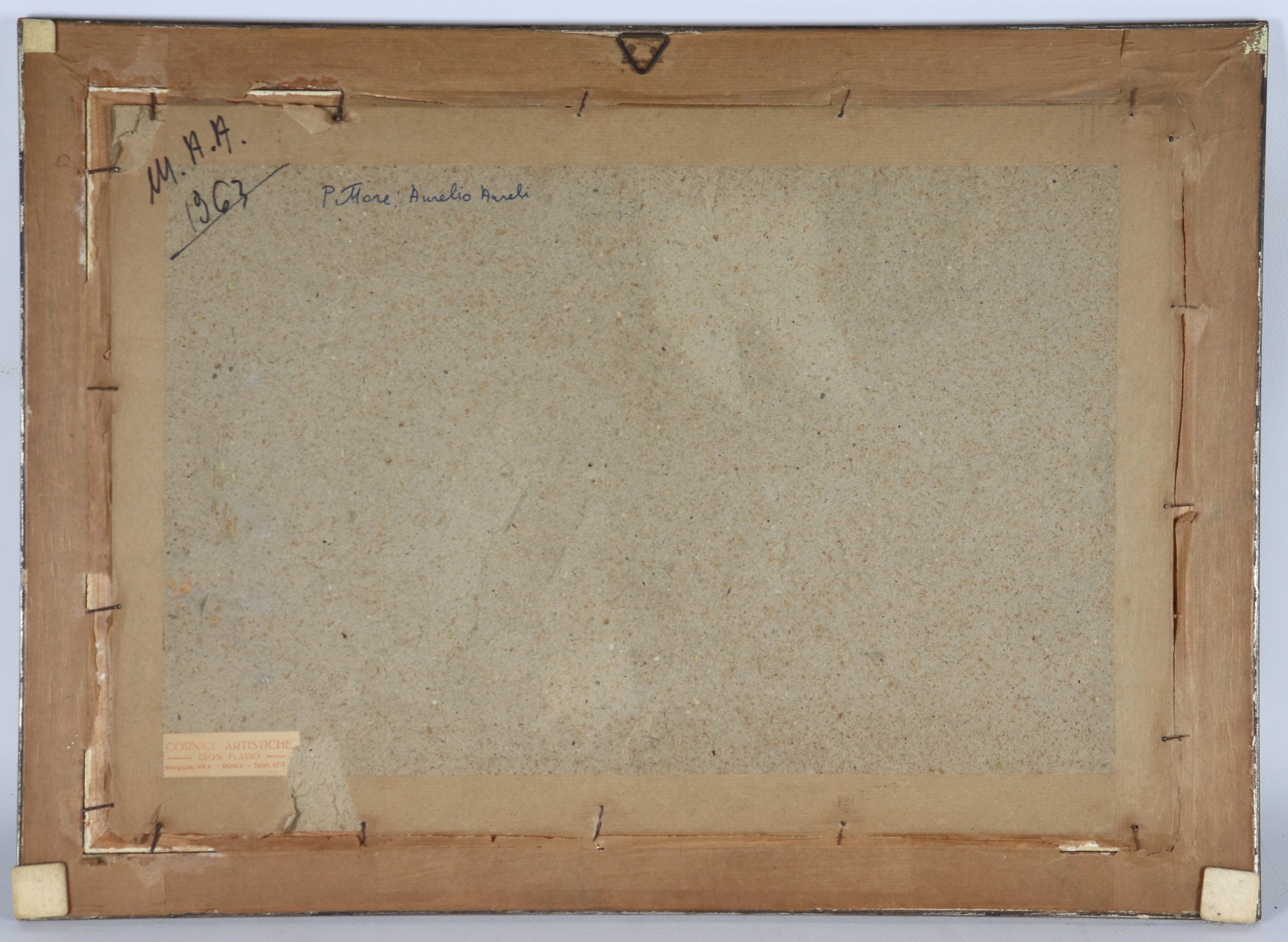 Firmato. "Case contadine nella campagna laziale"