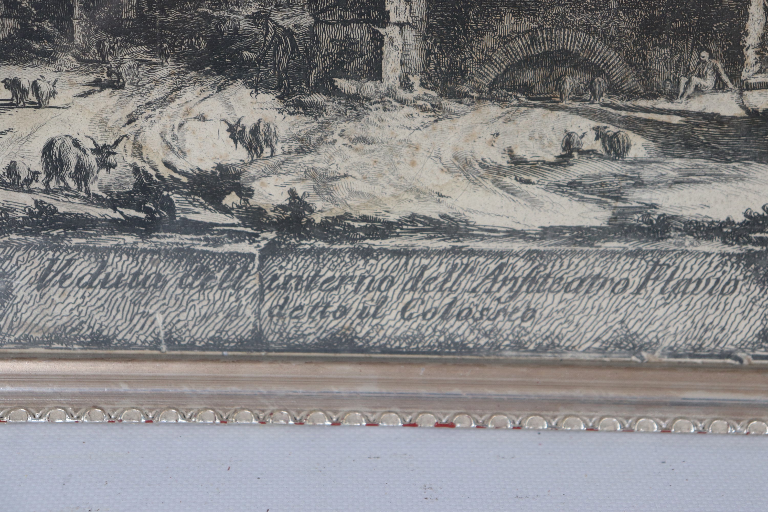 "Veduta dell'interno dell'Anfiteatro Flavio detto il Colosseo"