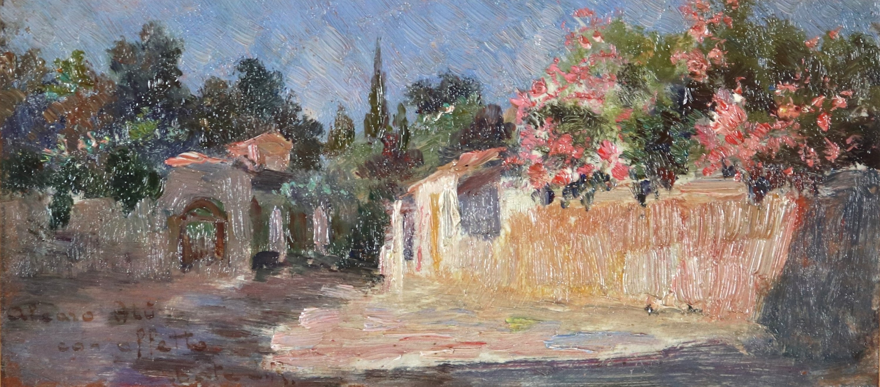 "Scorcio di villa di campagna"