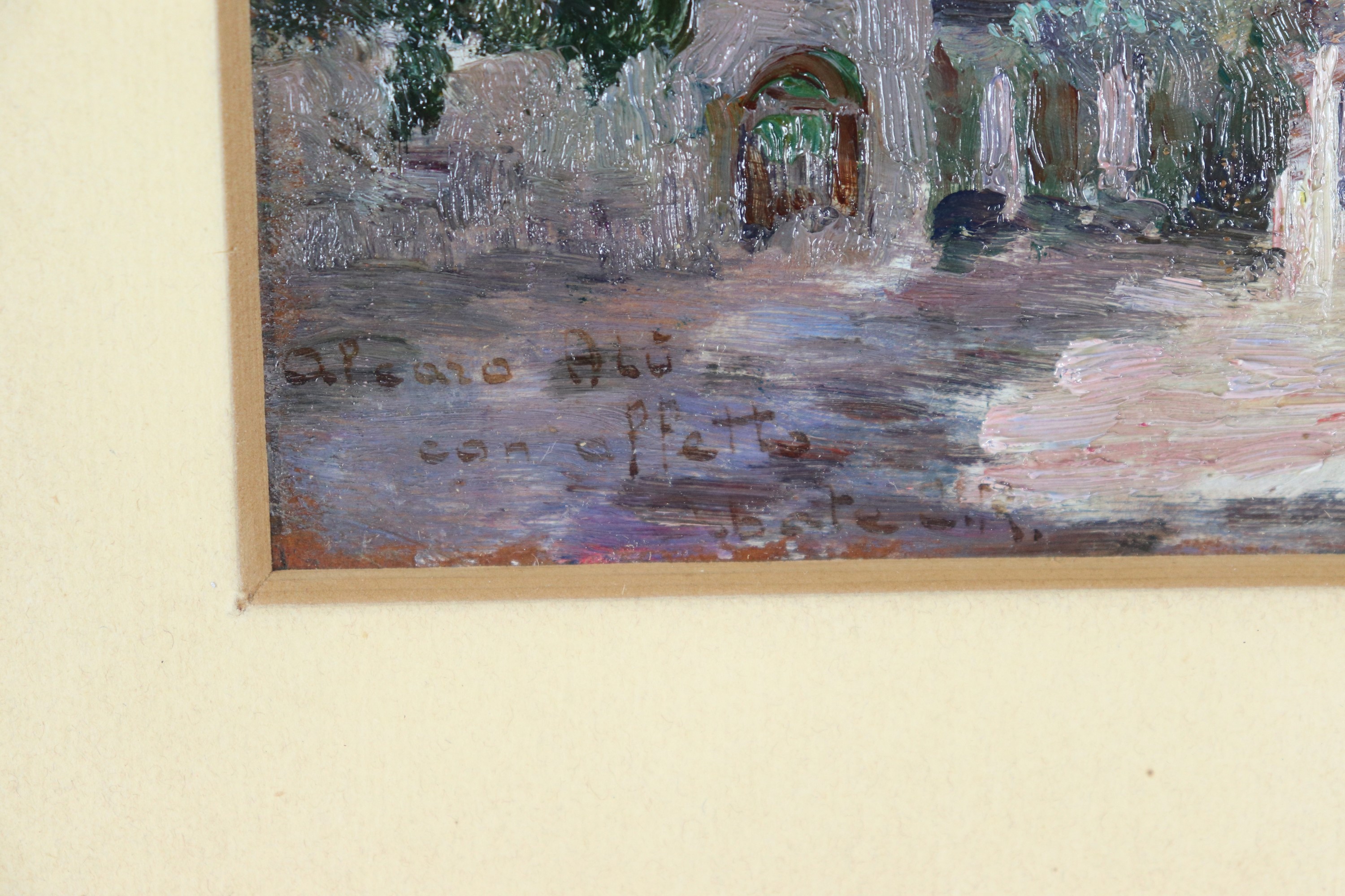 "Scorcio di villa di campagna"