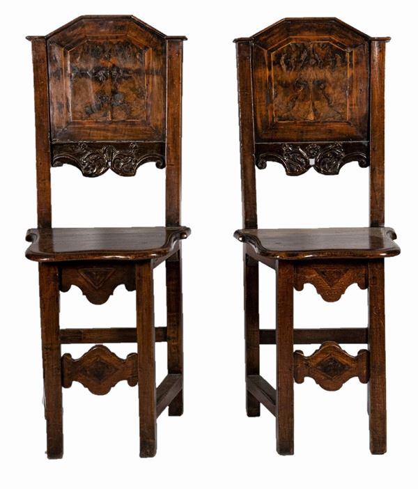 Pair of Piedmontese Stools