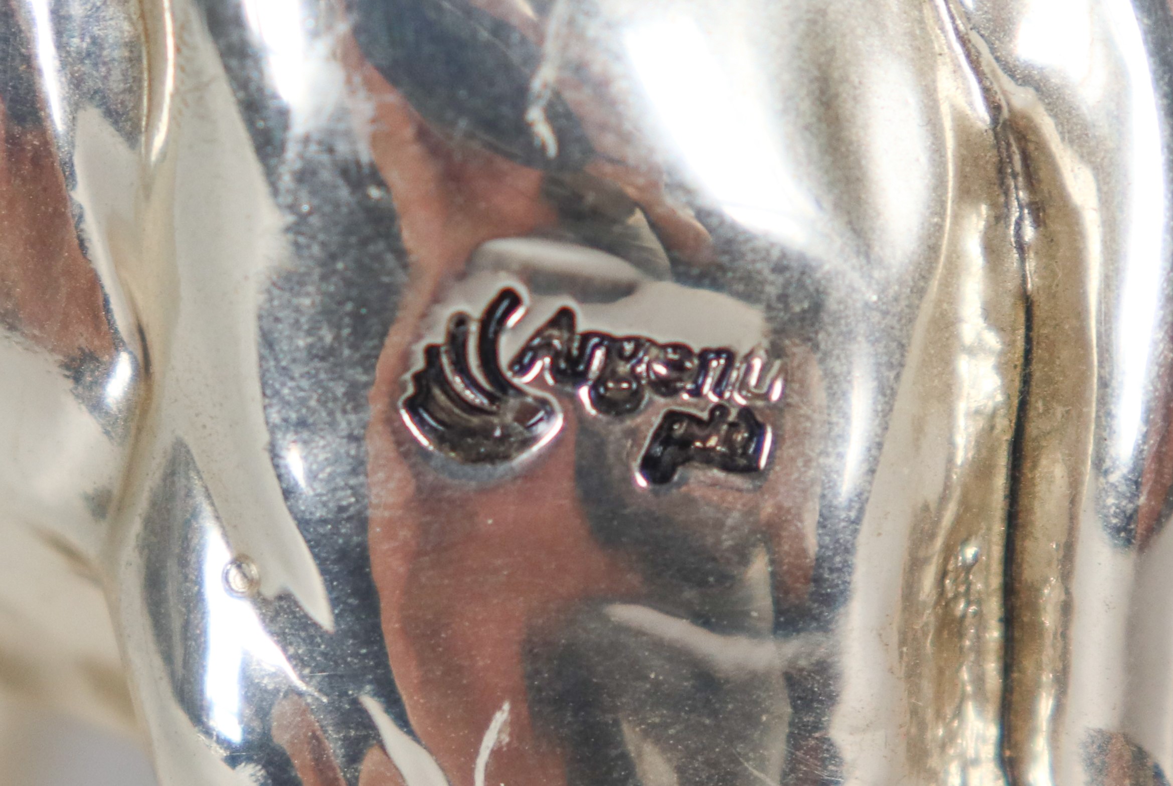 "Elefante", piccola statuina rivestita in argento