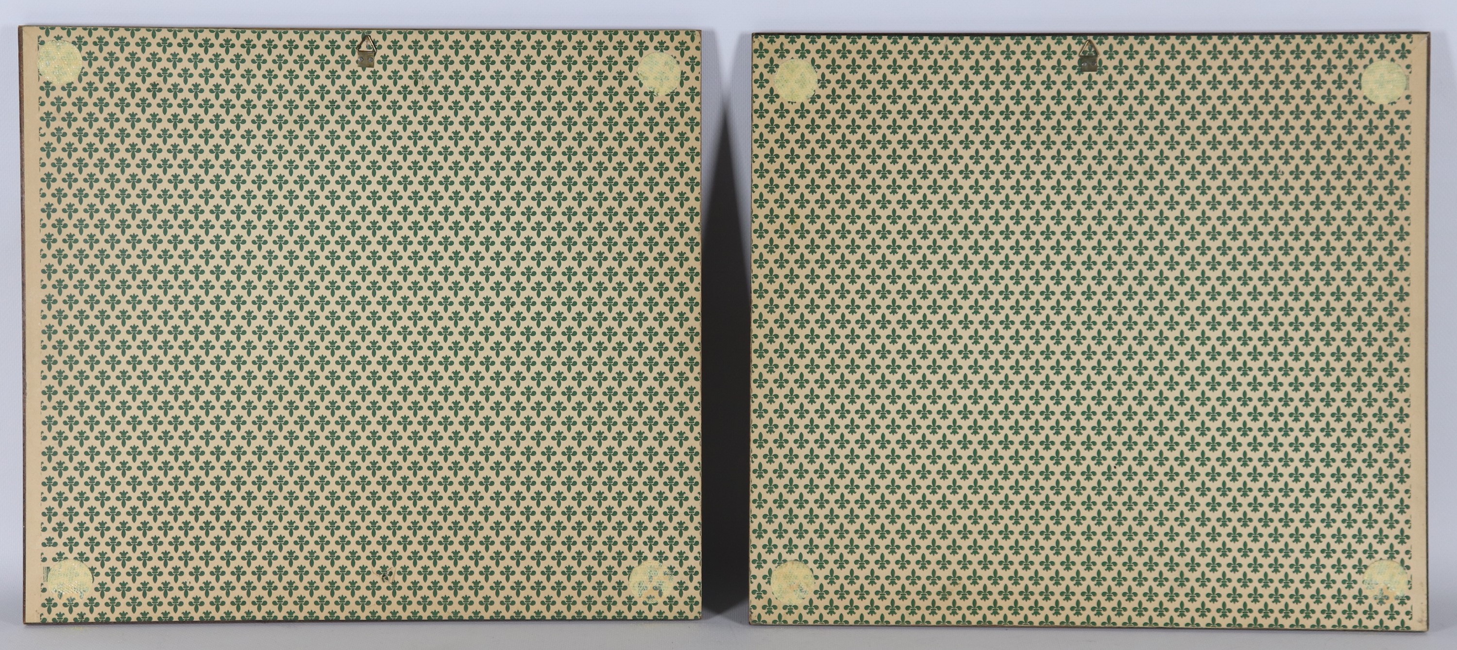 "Vedute di porticcioli con case e personaggi"