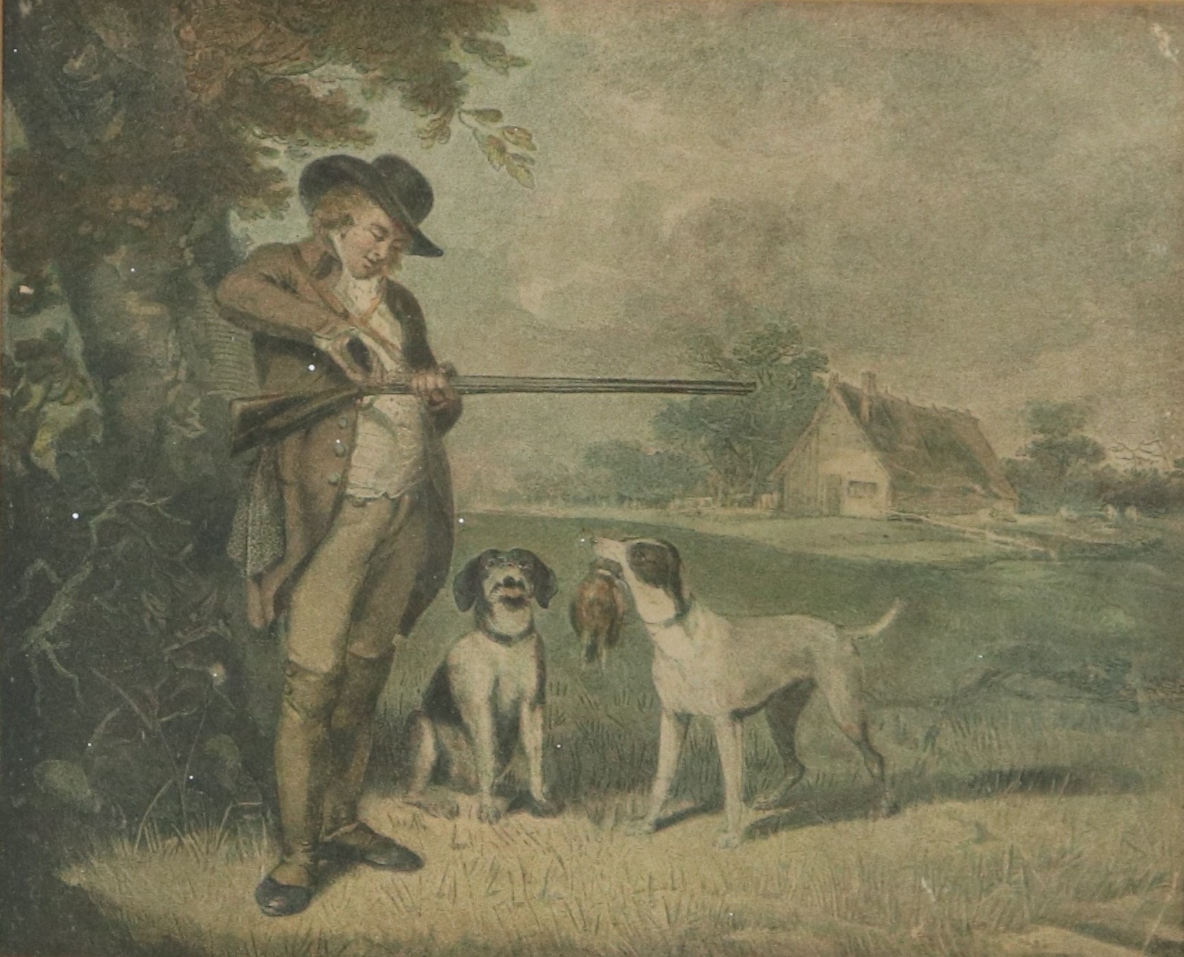 "Cacciatore con cani"