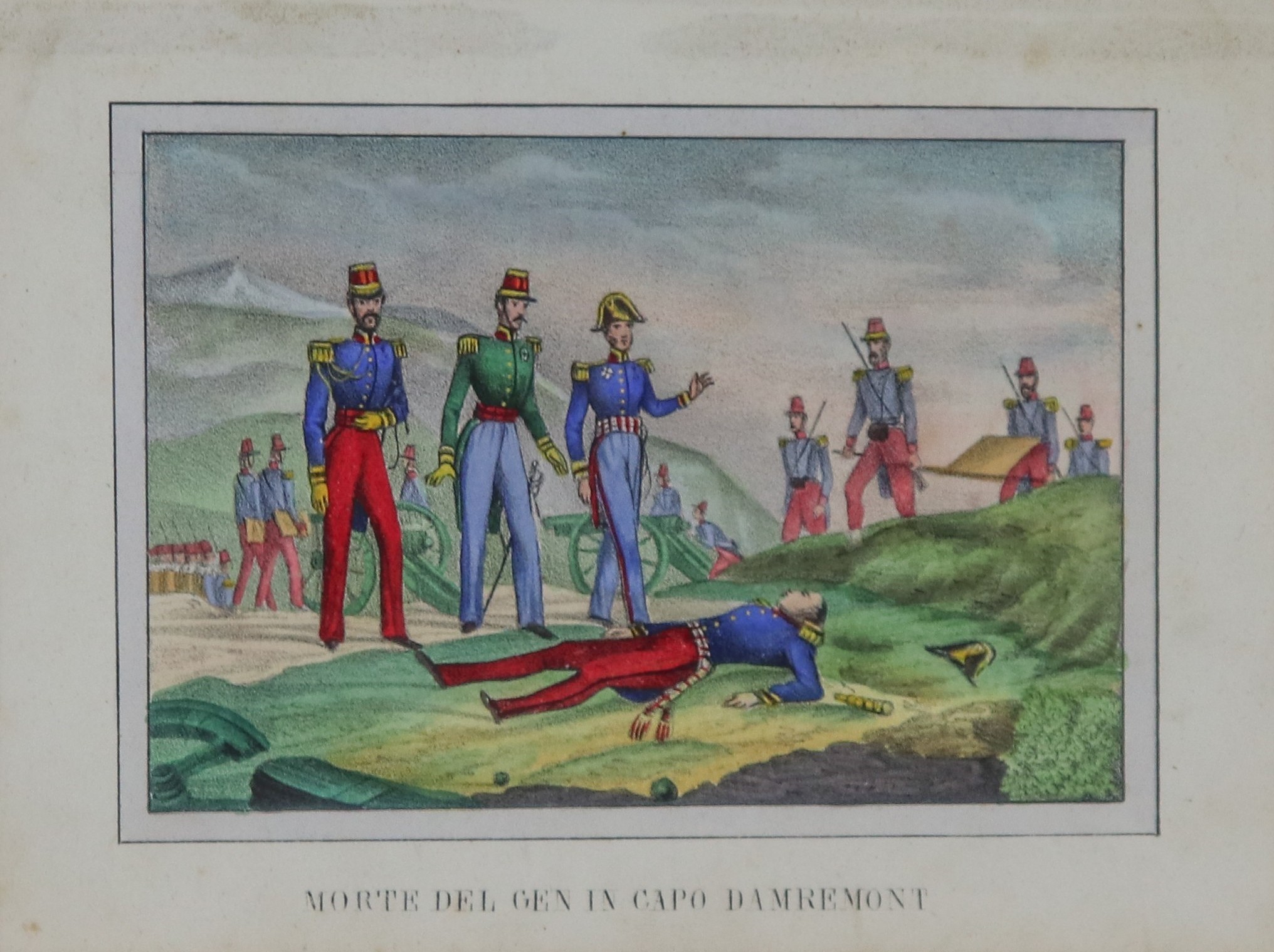 "La morte del Generale Damremont"