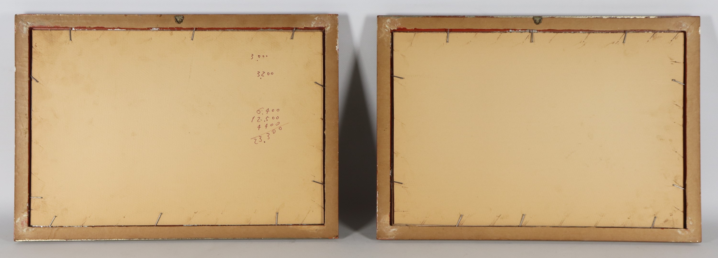 "Studi di bassorilievi di Bertel Thorvaldsen", coppia di antiche acqueforti incise da Francesco G...