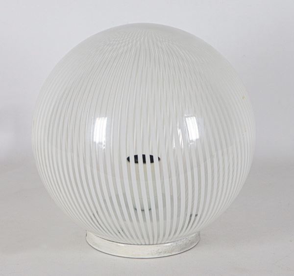  Lampada da tavolo Venini serie "Tessuto" 