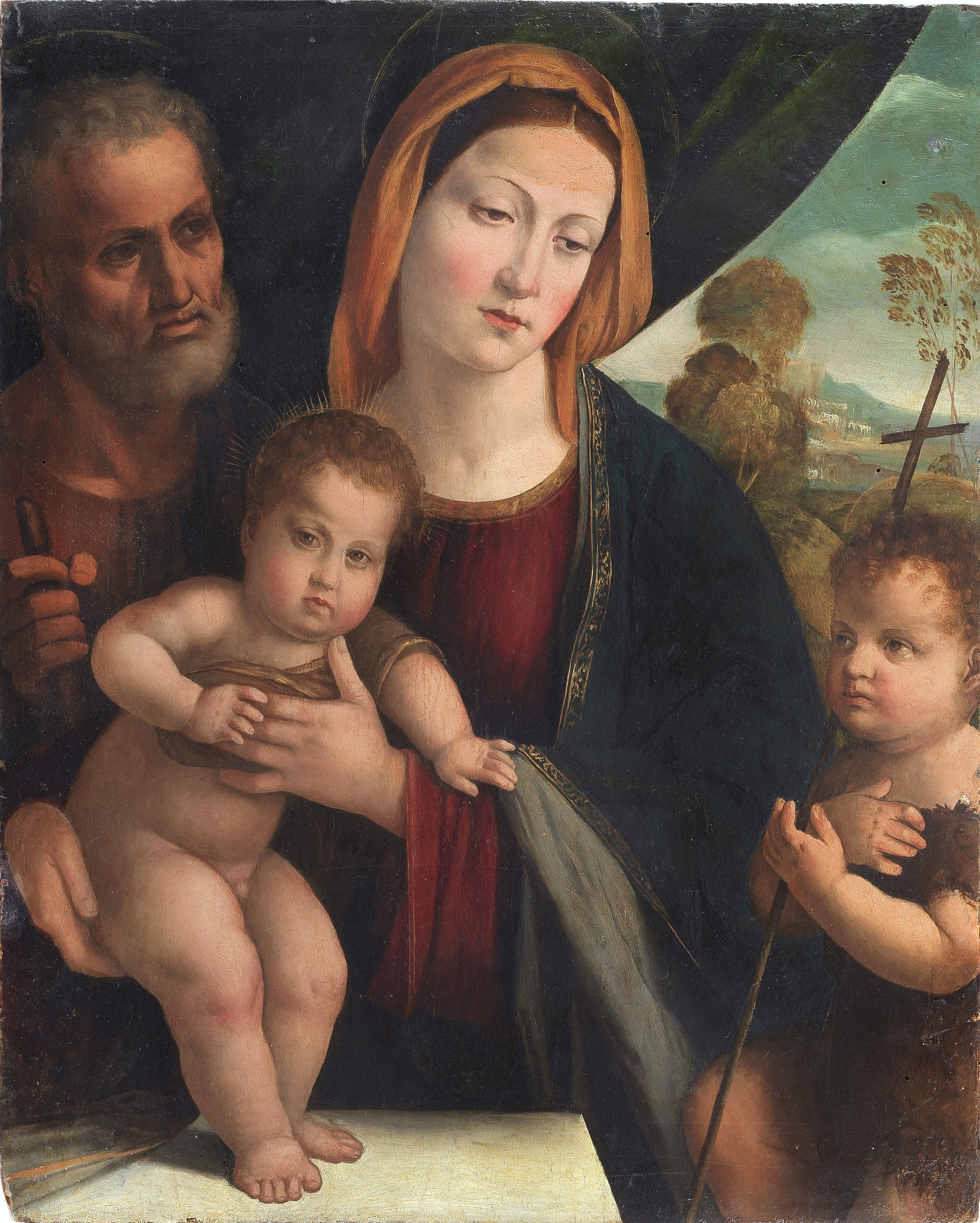 'Sacra Famiglia con San Giovannino'