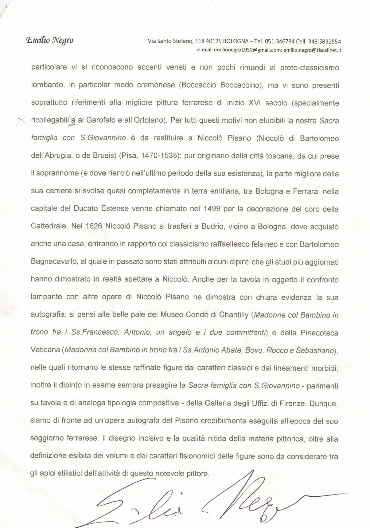 'Sacra Famiglia con San Giovannino'