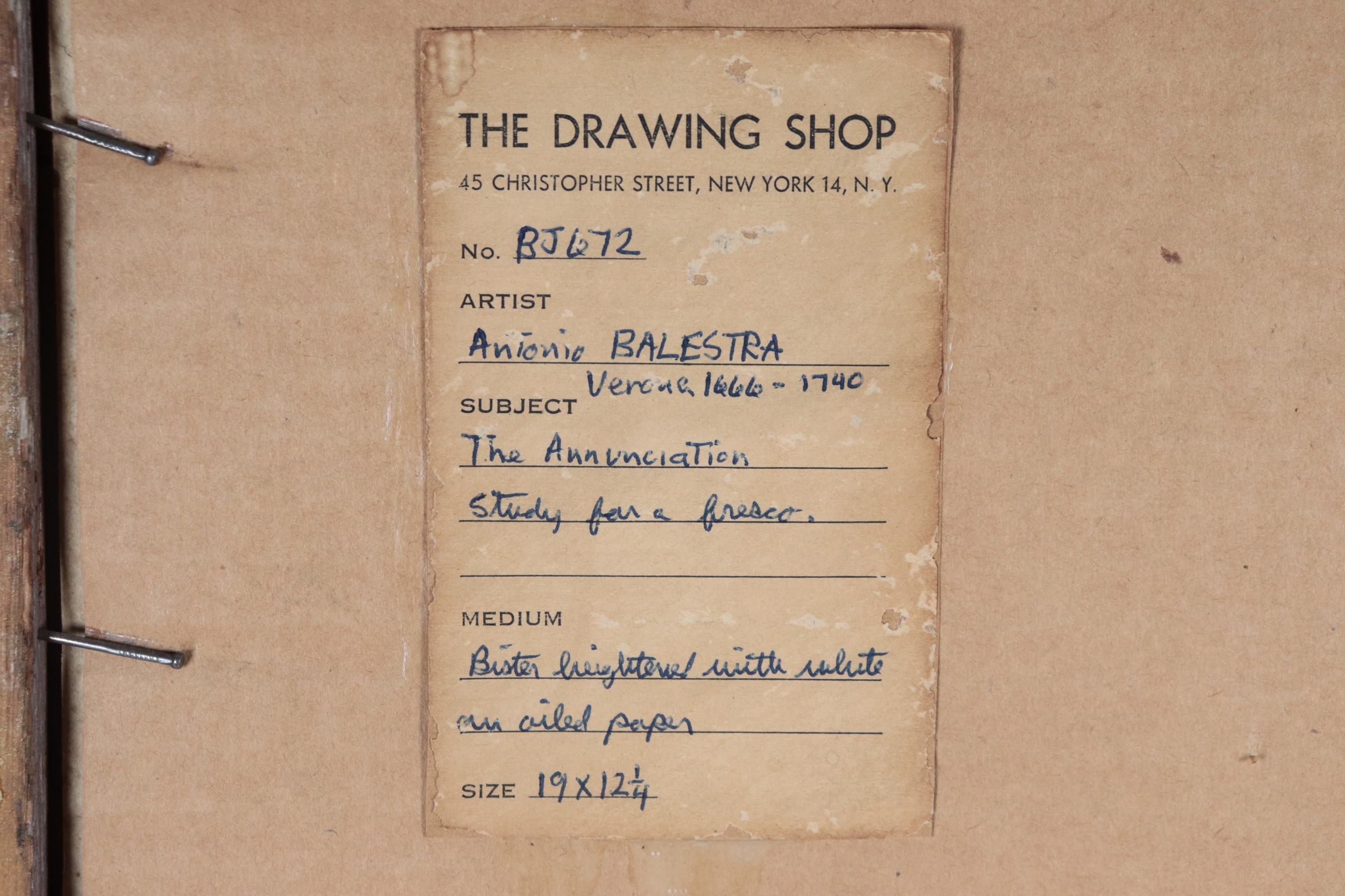 Att.to. "Annunciazione"