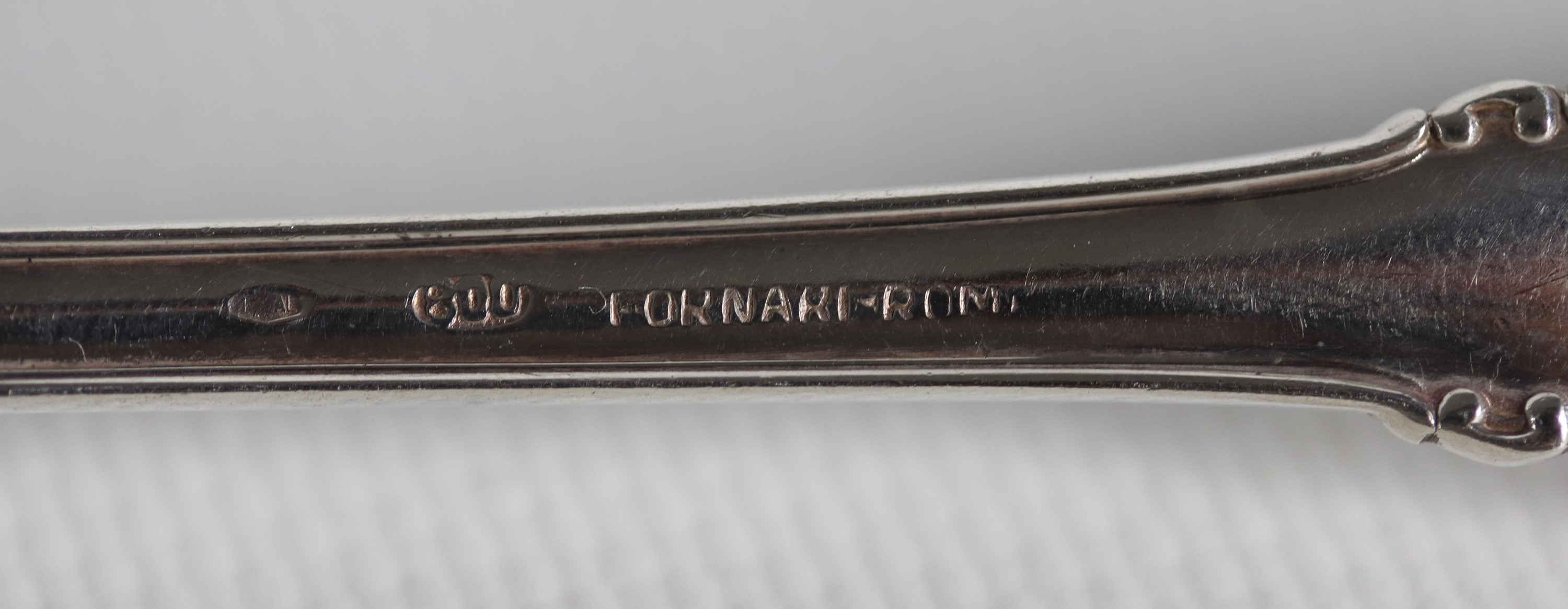 Lotto in argento di posate da tè e caffè (21 pz.), gr. 465