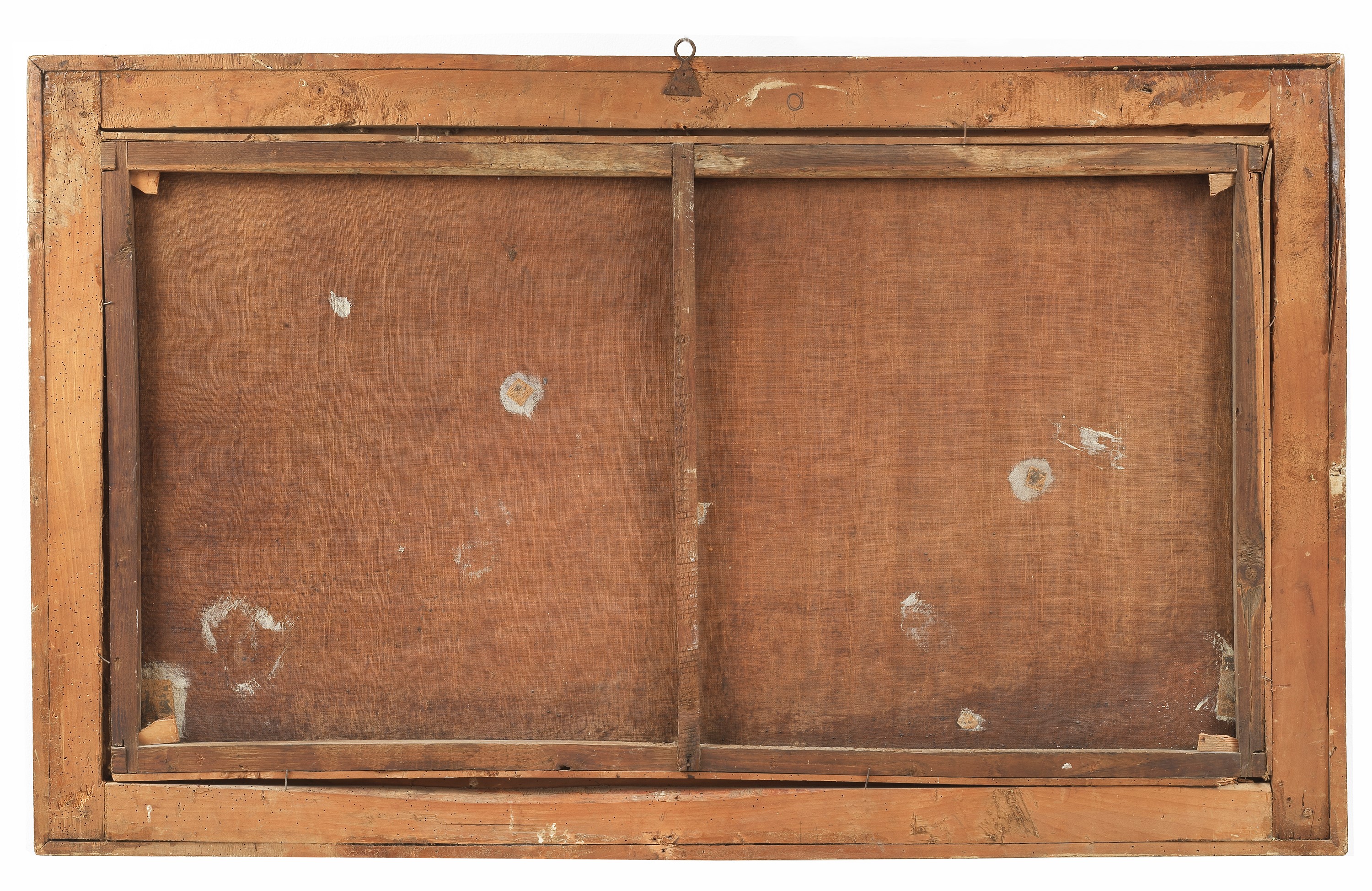 Allievo di. 'Paesaggio fantasioso con Arco Naturale e personaggi'