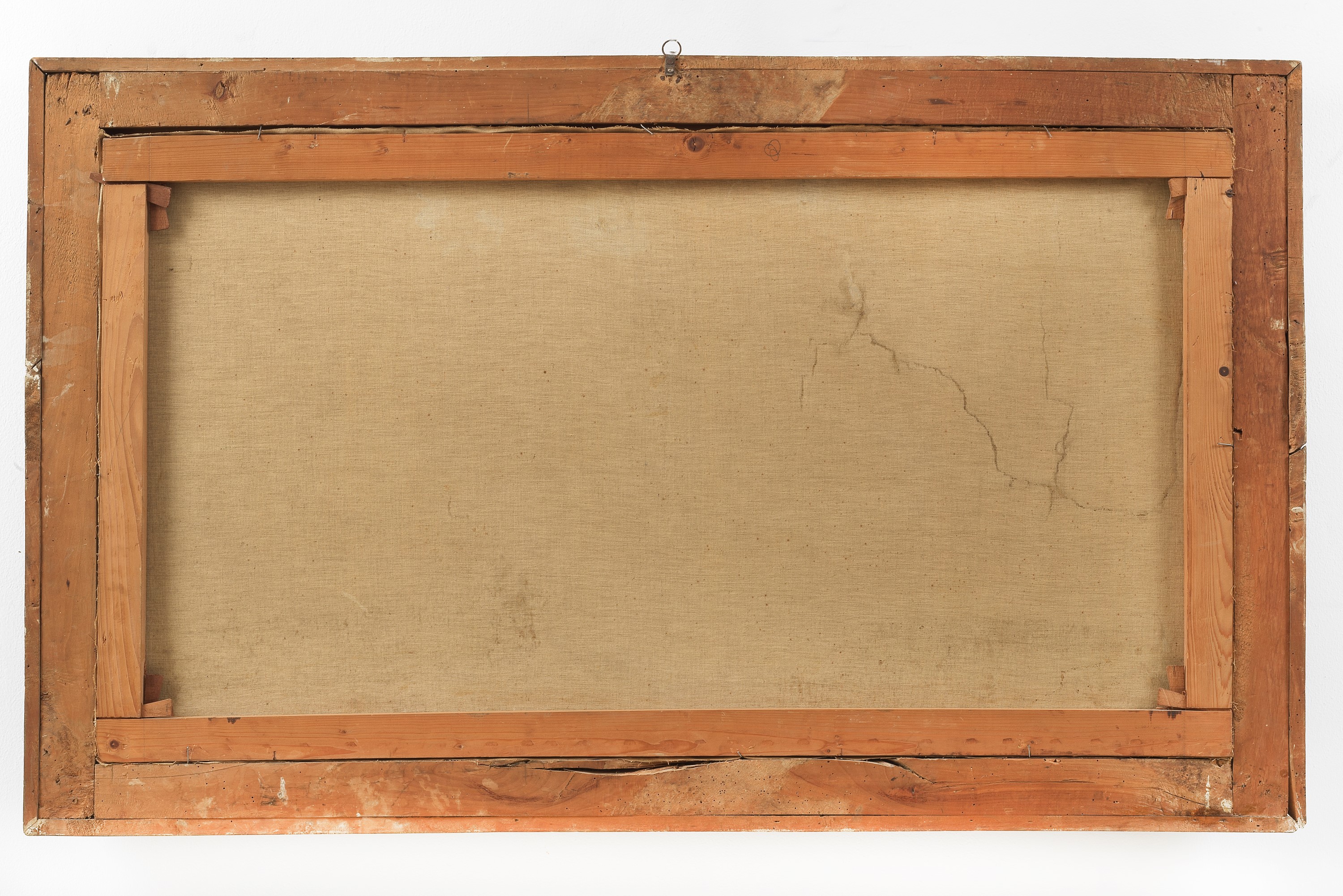 Allievo di. 'Paesaggio fantasioso con viandanti, pescatori e città fortificata sullo sfondo'