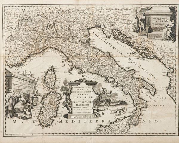 Geographic print &quot;Italy&quot;